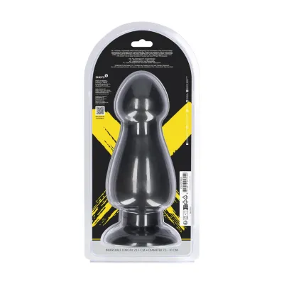 Velký anální kolík Ouch! Overdrive s přísavkou, černý, 23,5 cm - obrázek 3