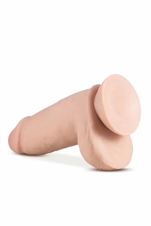 Velké realistické dildo Blush AU NATURAL 2.75 Pounder s přísavkou, tělové, 25 cm - obrázek 4
