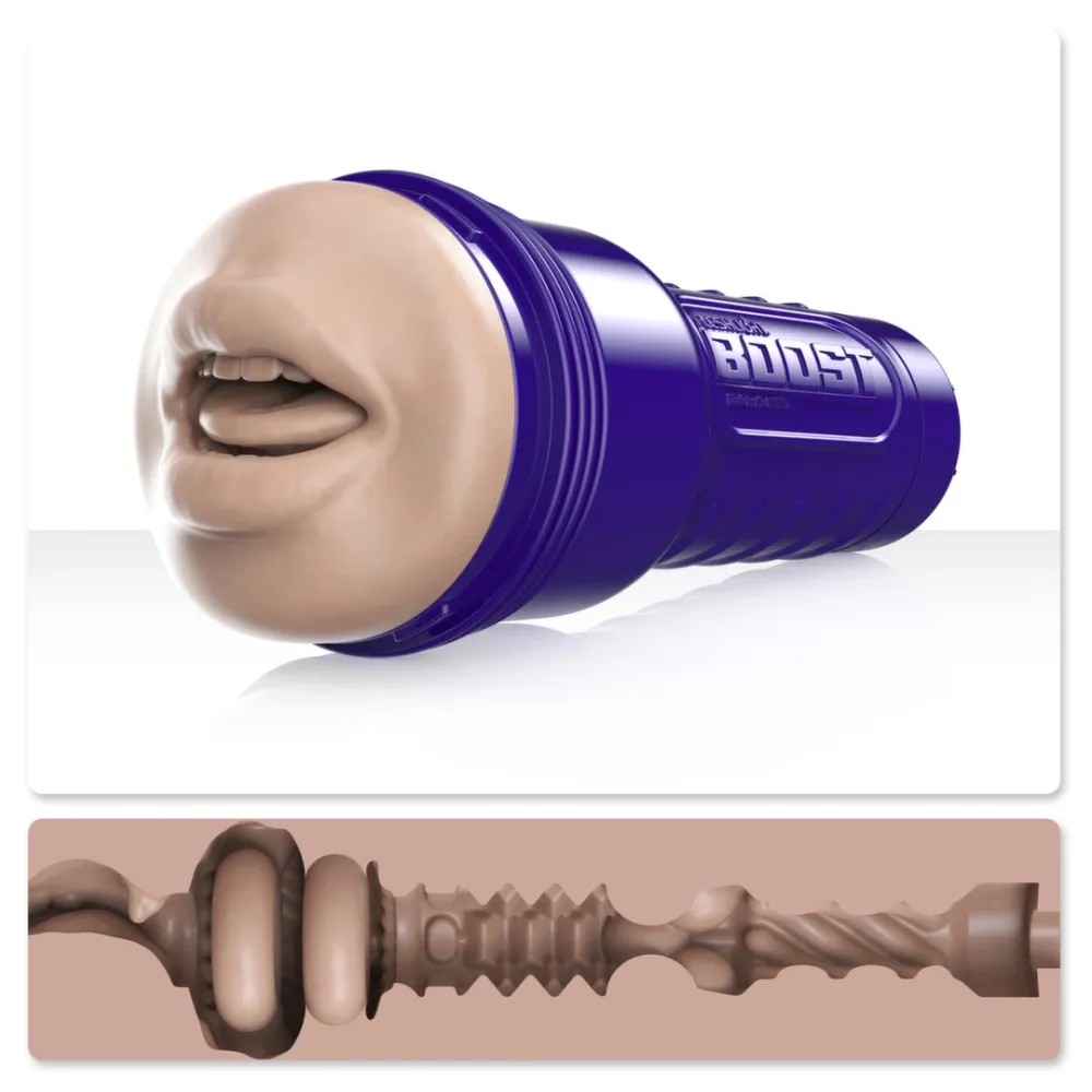Masturbátor Fleshlight Boost Blow Light Medium Flesh s nastavitelným sáním