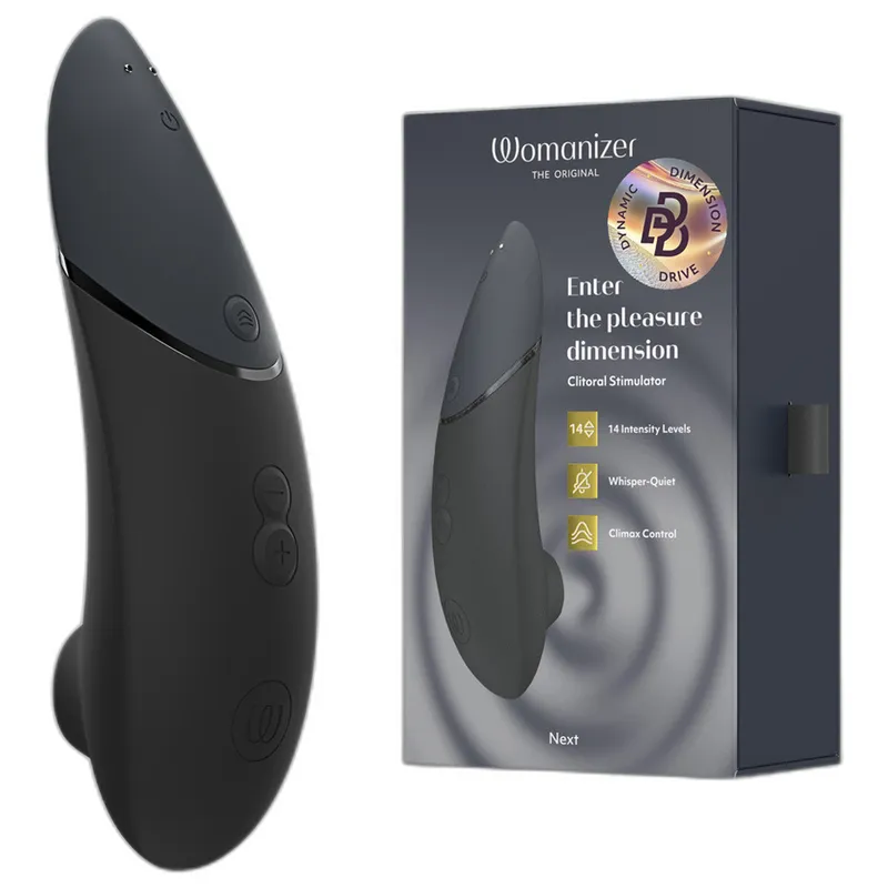 Tlakový stimulátor klitorisu Womanizer Next, černý - obrázek 16