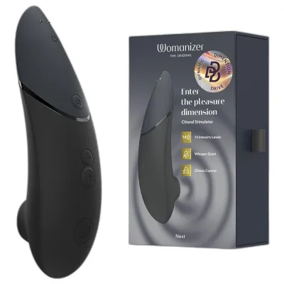 Tlakový stimulátor klitorisu Womanizer Next, černý - obrázek 16