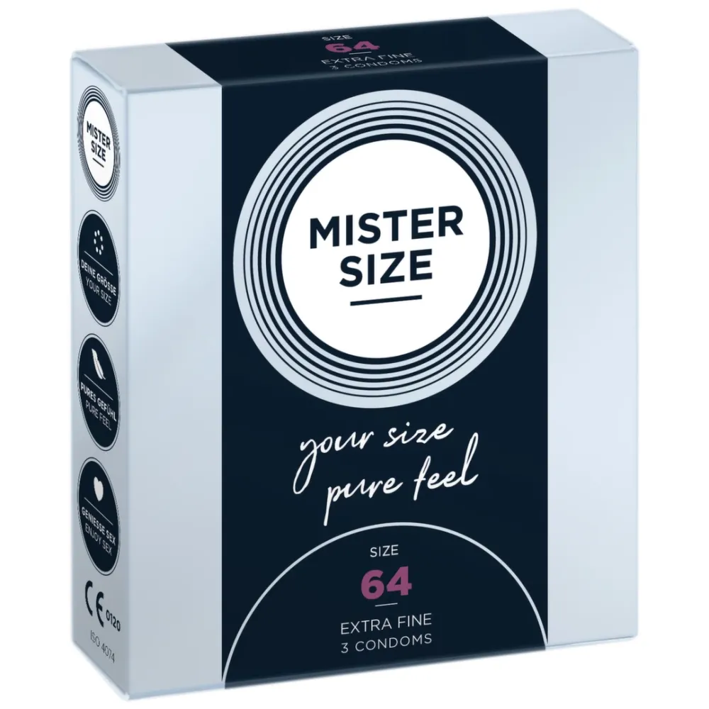 Kondomy Mister Size 64 mm, 3 ks