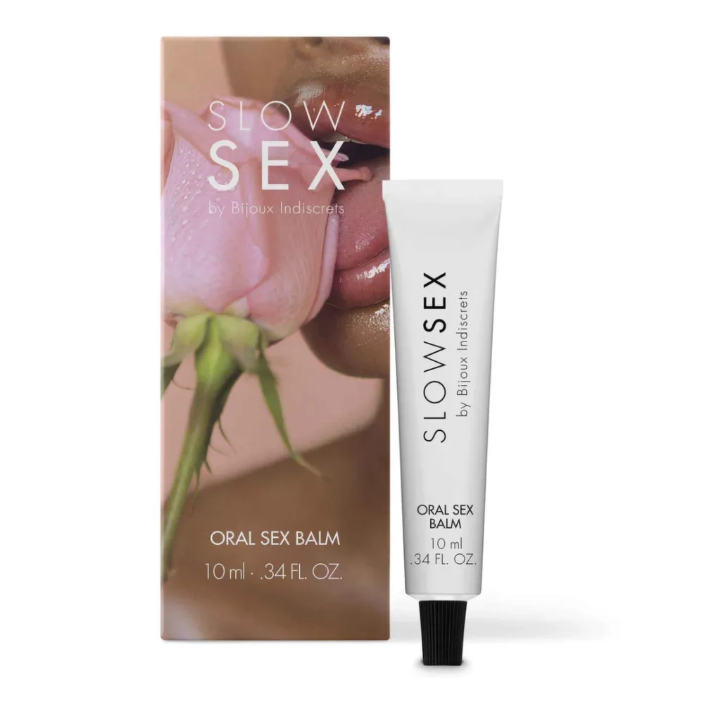 Balzám na orální sex Bijoux Indiscrets Slow Sex, kokos, 10 ml