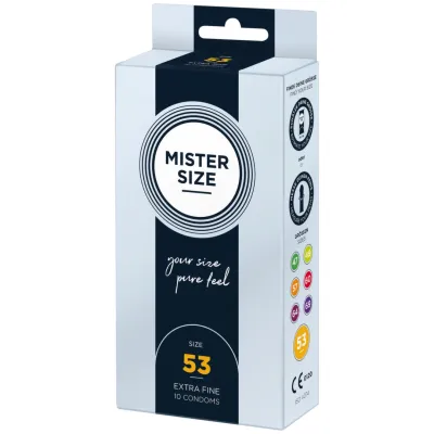 Kondomy Mister Size 53 mm, velikost M, 10 ks - obrázek 3