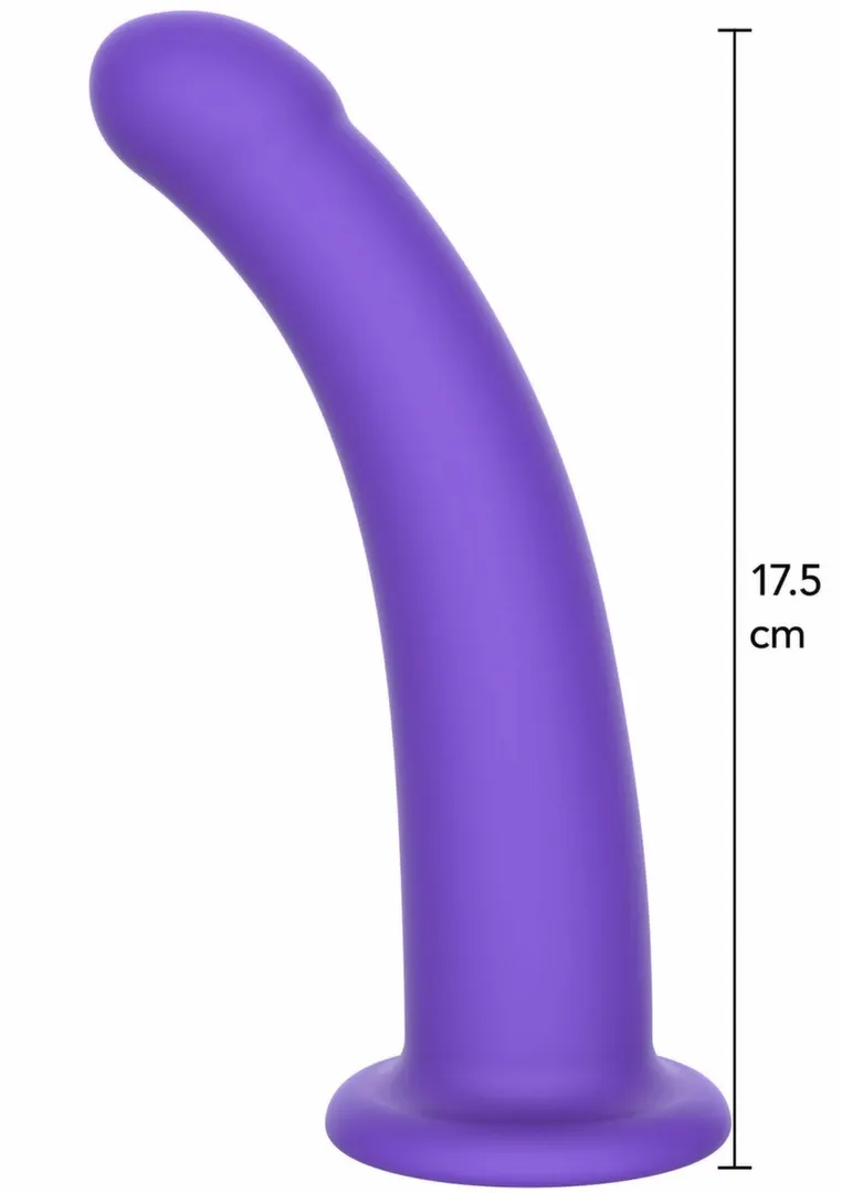 Silikonové dildo na strap-on ToyJoy Get Real Harness Dong L, s přísavkou