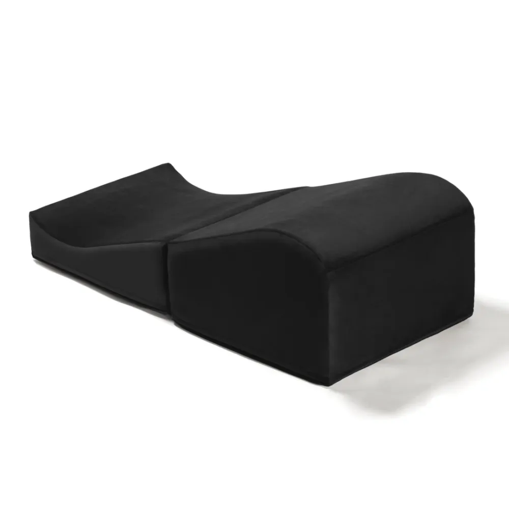 Skládací polohovací polštář Liberator Flip-Ramp, černý