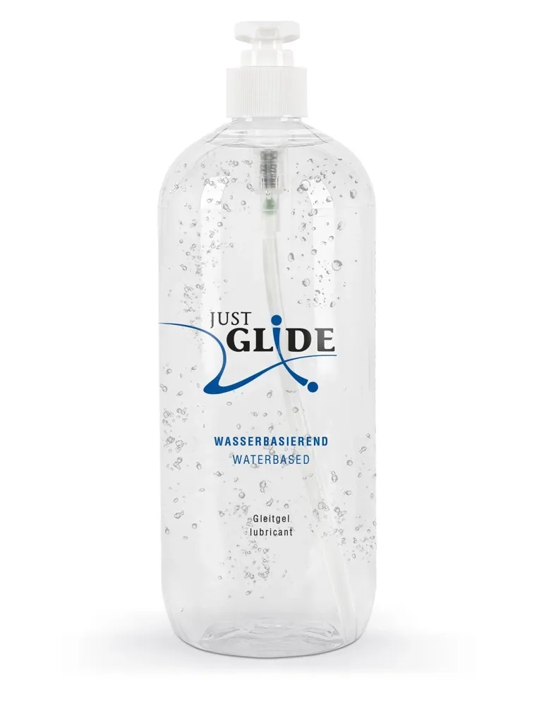Lubrikační gel na vodní bázi Just Glide, 1 l