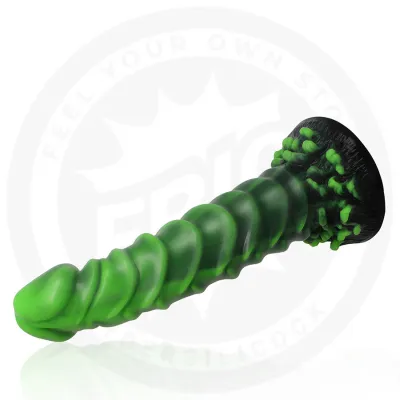 Silikonové dildo EPIC Caelion Living Root, 22,5 cm, zemité tóny - obrázek 6