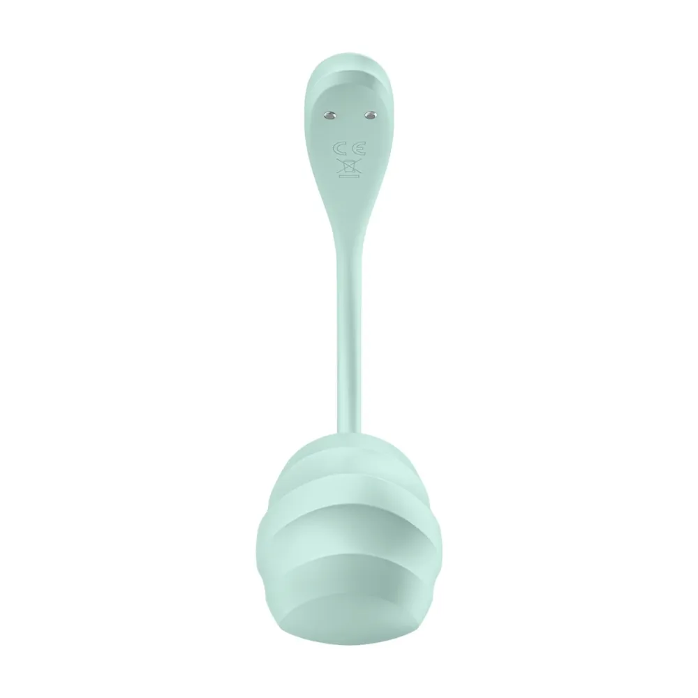 Nositelný vibrátor na bod G Satisfyer Smooth Petal s aplikací, mátový - obrázek 3