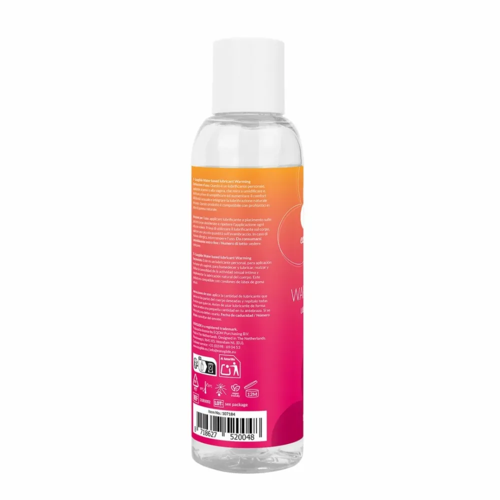 Hřejivý lubrikační gel na vodní bázi EasyGlide Warming, 150 ml - obrázek 6