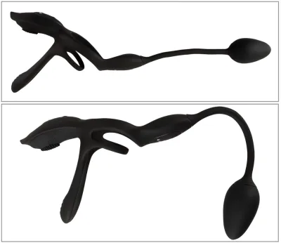 Vibrační systém pro páry Couples Choice RC Multi Function 5 v 1, černý - obrázek 5