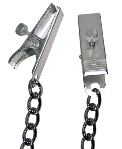 Nastavitelné svorky na bradavky s kovovým řetízkem You2Toys, 40 cm - obrázek 5
