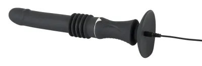 Přenosný přirážecí vibrátor You2Toys s přísavkou, 7 režimů vibrací, černý, 28,5 cm - obrázek 6