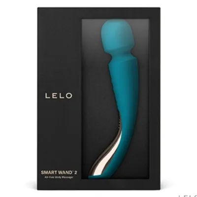 Masážní hlavice LELO Smart Wand 2 Medium, nabíjecí, modrá - obrázek 2