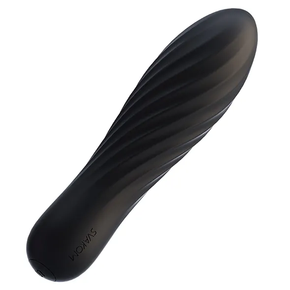 Minivibrátor Svakom Tulip s 10 režimy, silikonový, černý - obrázek 2