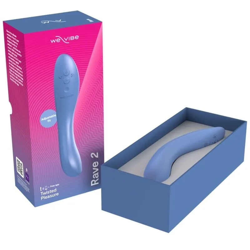 Vibrátor na bod G We-Vibe Rave 2 s ovládáním přes aplikaci, modrý - obrázek 11