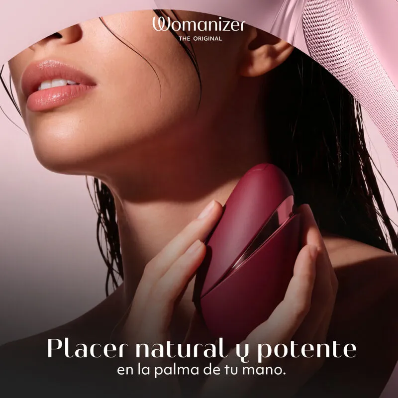 Tlakový stimulátor klitorisu Womanizer Next, 14 úrovní, bordó - obrázek 18