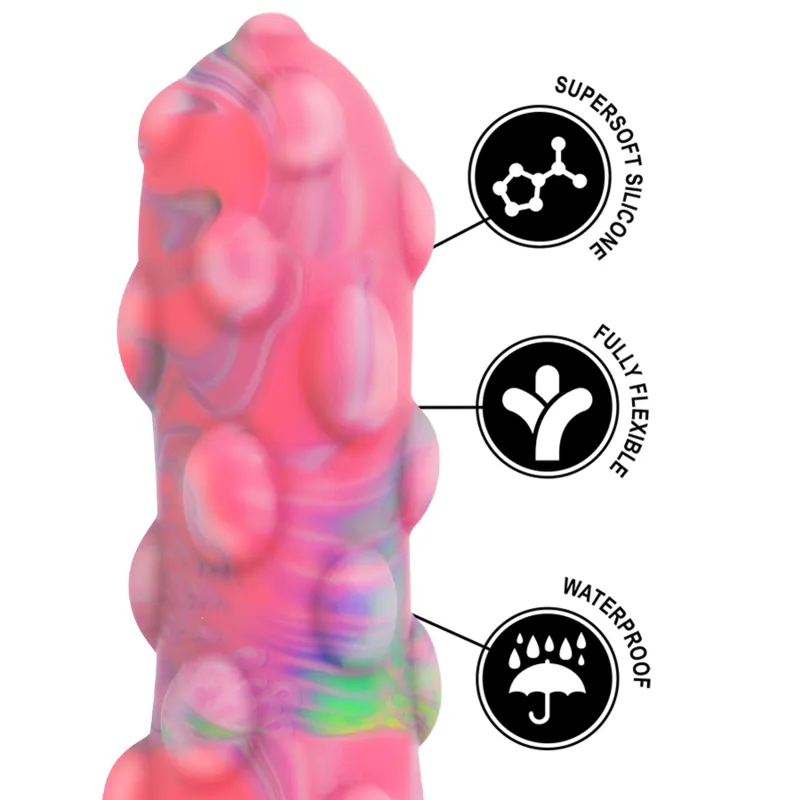 Silikonové dildo s přísavkou EPIC Nixie, 15,5 cm, modré - obrázek 6