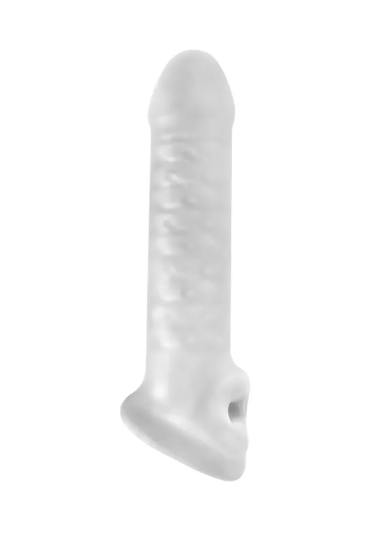 Návlek na penis Perfect Fit Fat Boy Thin Sheath, 16,5 cm, transparentní - obrázek 4