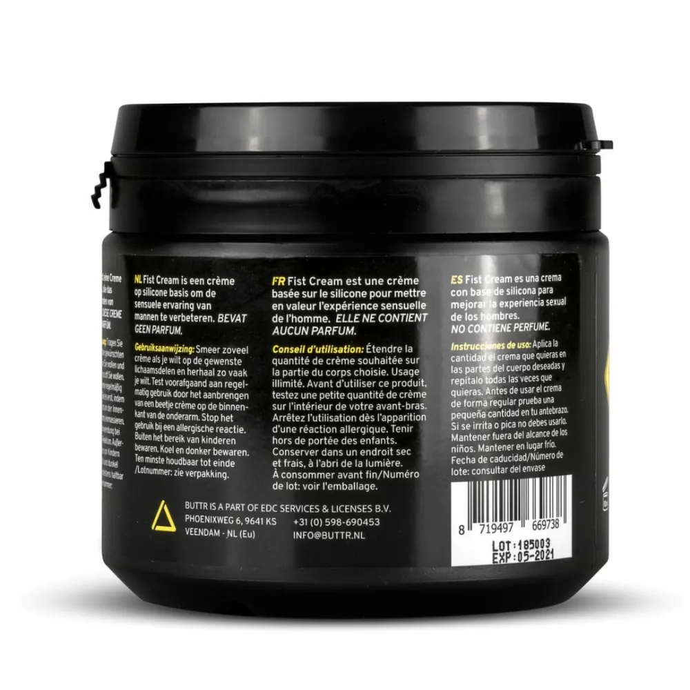 Lubrikační krém na fisting BUTTR Fisting Cream bez parfemace, 500 ml - obrázek 4