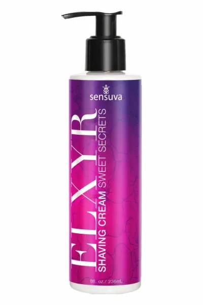Vyživující krém na holení Sensuva Sweet Secrets, 236 ml