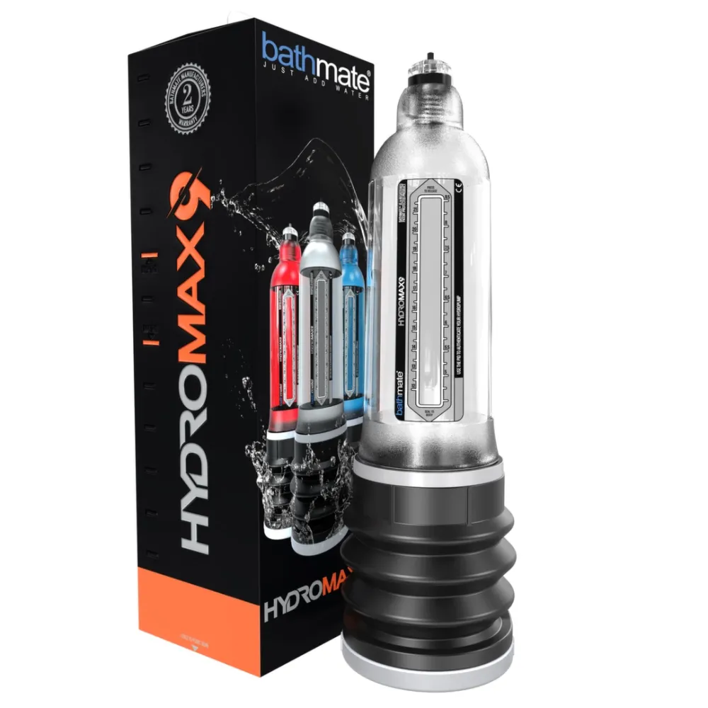 Vakuová pumpa na penis Bathmate Hydromax 9, průhledná - obrázek 3