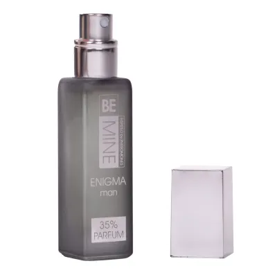Pánský parfém Lovely Lovers BEMINE ENIGMA, dřevitě citrusová vůně, 15 ml - obrázek 2