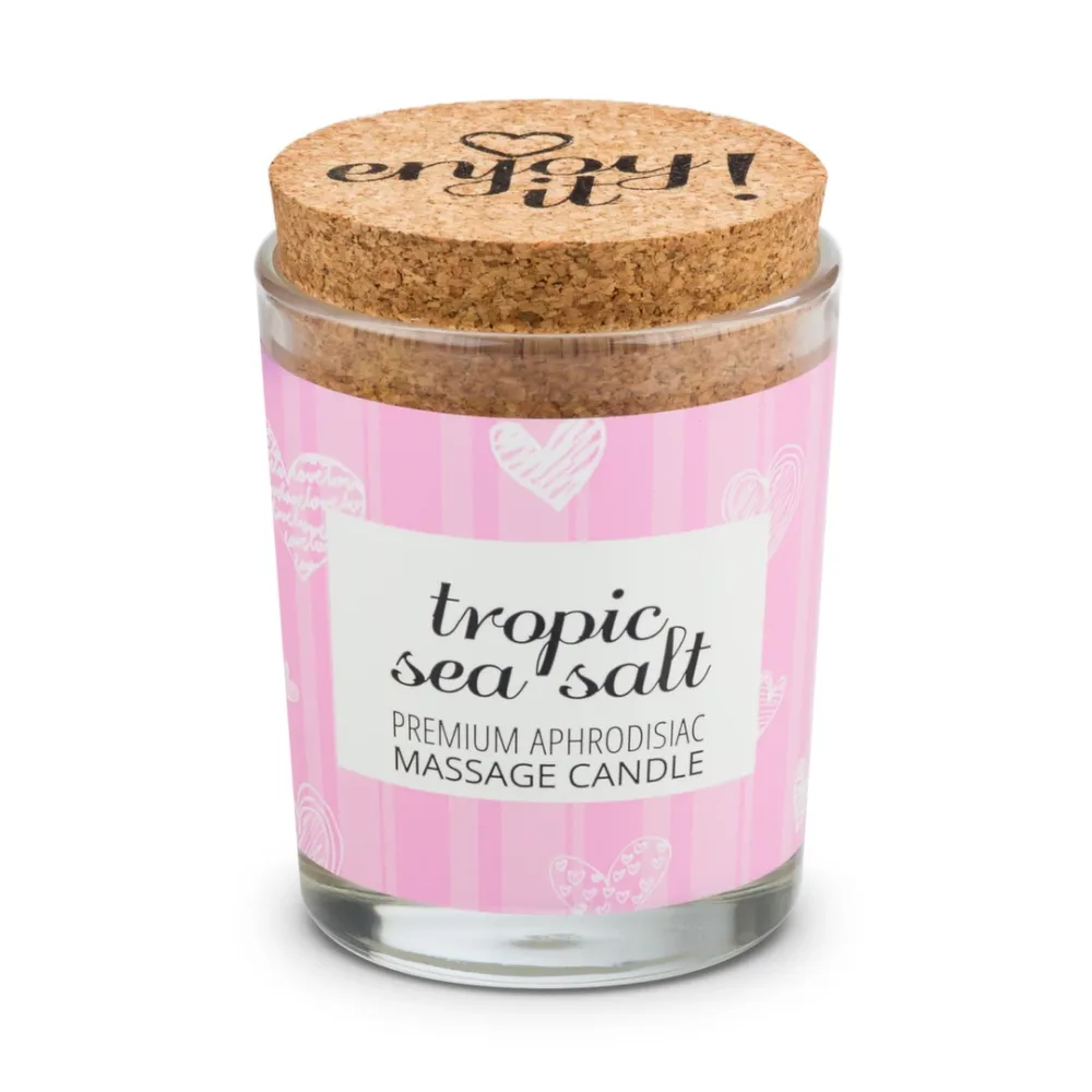 Masážní svíčka Magnetifico Tropic Sea Salt s feromony, mořská sůl, 70 ml - obrázek 3