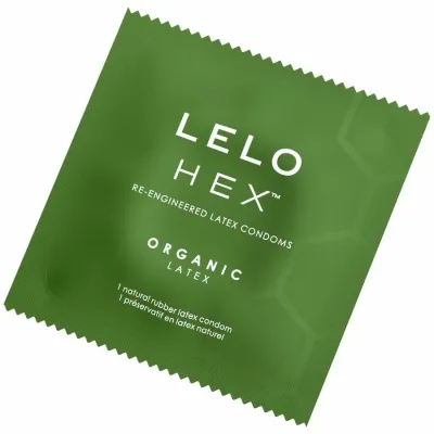 Kondomy LELO HEX Organic s L-argininem, 12 ks - obrázek 3