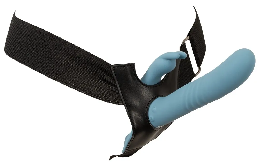Strap-on s rabbit vibrátorem You2Toys Your Strap-On, přirážení, dálkové ovládání - obrázek 4