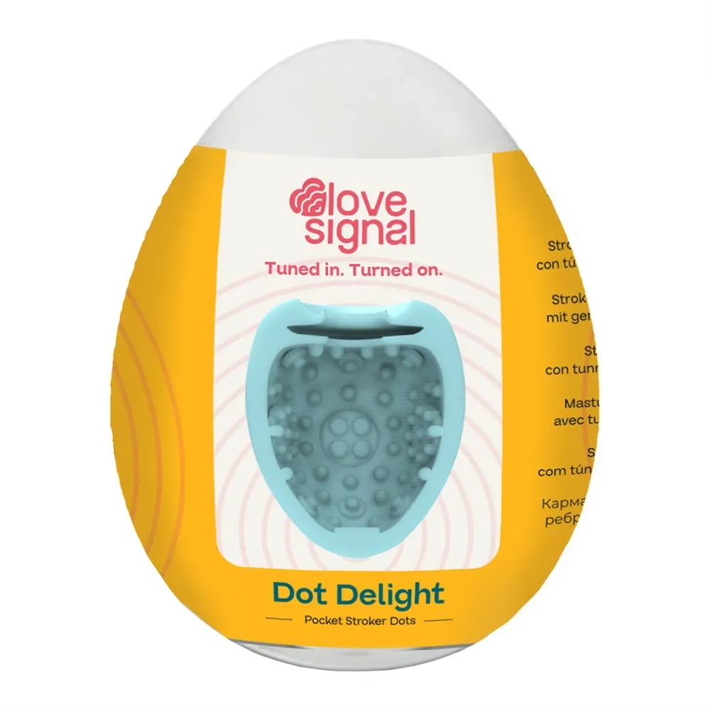 Kapesní masturbátor Love Signal Dot Delight s vnitřními výstupky