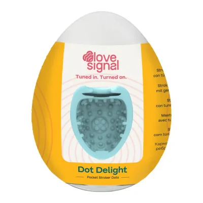 Kapesní masturbátor Love Signal Dot Delight s vnitřními výstupky