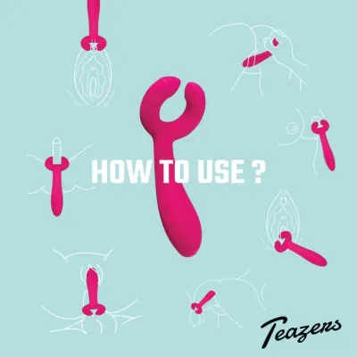 Oboustranný vibrátor pro páry EasyToys s kroužkem, voděodolný, nabíjecí, černý - obrázek 2