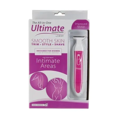 Dámský holicí strojek Swan Ultimate Personal Shaver, sada s nástavci a šablonami - obrázek 6