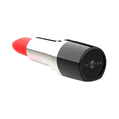 Minivibrátor ve tvaru rtěnky Intense Lippsy, černý - obrázek 4