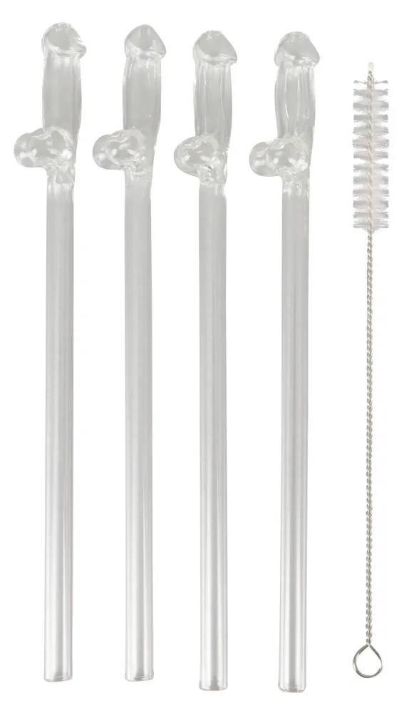 Sada skleněných brček You2Toys, 4 ks, 21,5 cm - obrázek 3