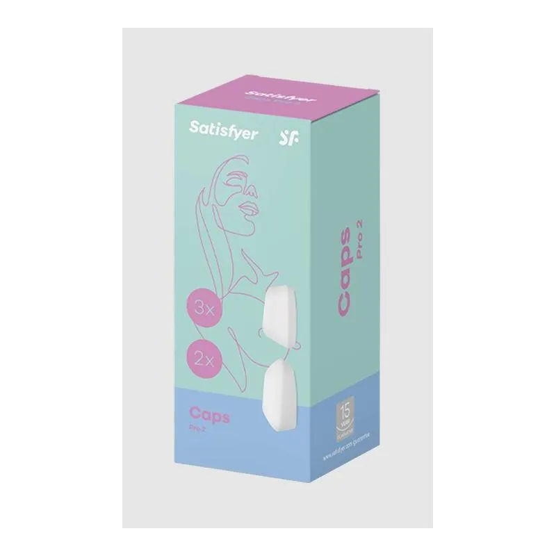 Náhradní silikonové nástavce pro Satisfyer Pro 2 Next Generation, bílé, 5 ks - obrázek 5