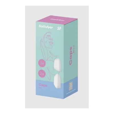 Náhradní silikonové nástavce pro Satisfyer Pro 2 Next Generation, bílé, 5 ks - obrázek 5