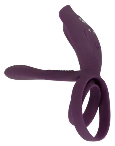 Vibrátor pro páry Couples Choice RC s erekčním kroužkem, dálkové ovládání, černý - obrázek 4