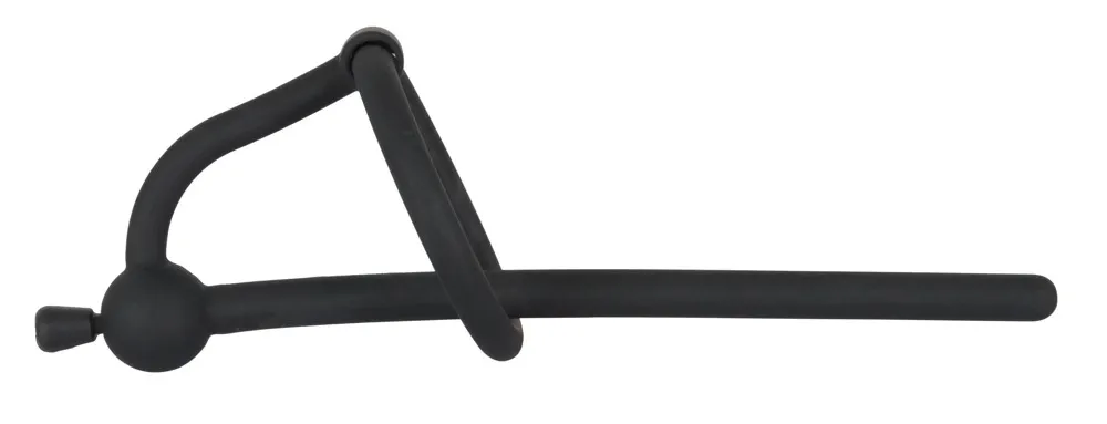 Silikonový dilatátor do močové trubice You2Toys s odnímatelnou zátkou, černý, 12,7 cm - obrázek 5