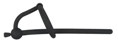 Silikonový dilatátor do močové trubice You2Toys s odnímatelnou zátkou, černý, 12,7 cm - obrázek 5