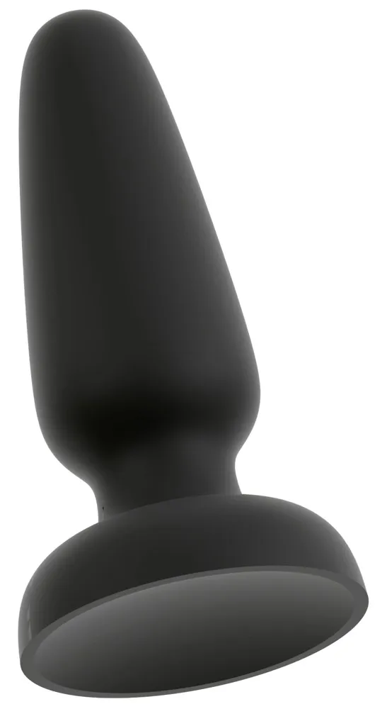 Anální kolík Black Velvets Silicone Plug M, kuželový, s přísavkou, 11,2 cm - obrázek 3