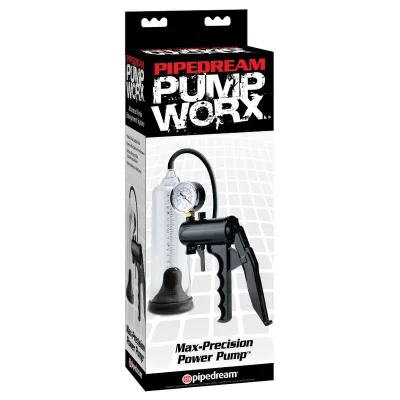 Vakuová pumpa na penis Pump Worx Max-Precision Power Pump s manometrem - obrázek 4