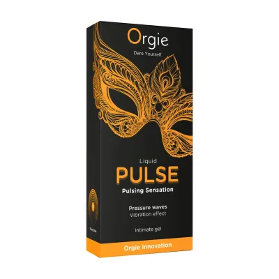 Stimulační gel Orgie Liquid Pulse s pulzujícím efektem, Ice Caramel, 15 ml - obrázek 2