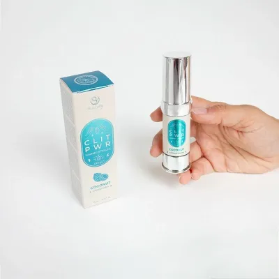Stimulační balzám na klitoris Secret Play Clit Pwr, kokos, 15 ml - obrázek 2