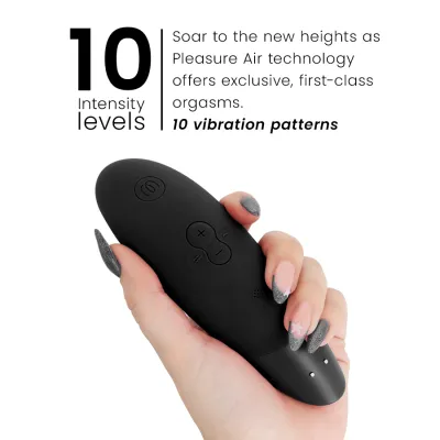 Tlakový stimulátor klitorisu s vibracemi Womanizer Enhance, černý - obrázek 13
