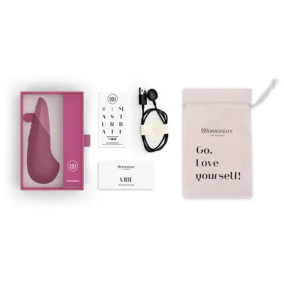 Tichý přikládací vibrátor Womanizer Vibe, starorůžový - obrázek 8