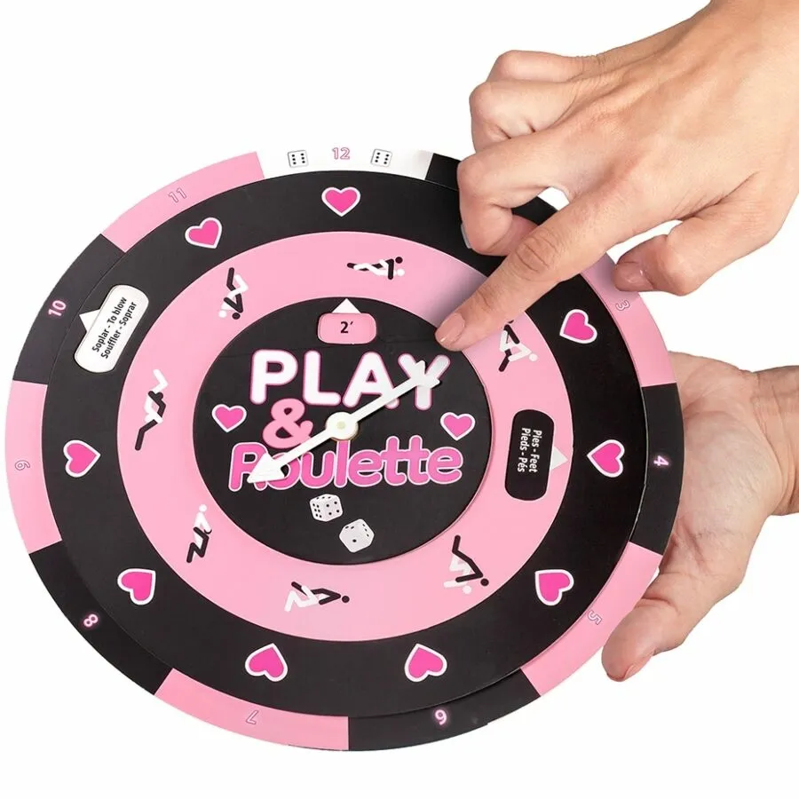 Erotická hra s kostkami a ruletou SecretPlay Play & Roulette (ES/PT/EN/FR) - obrázek 3