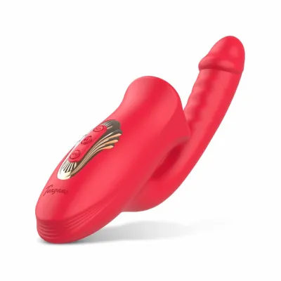 Vibrátor Teazers se stimulátorem klitorisu s jazýčkem, nabíjecí, růžový - obrázek 6