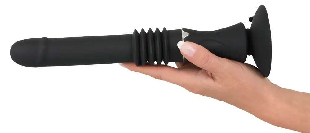 Přenosný přirážecí vibrátor You2Toys s přísavkou, 7 režimů vibrací, černý, 28,5 cm - obrázek 7